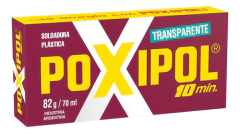 Adhesivo Soldadura Plástica Transparente Poxipol 82g/70ml