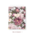 Bloco de Anotações M - Florais Marsala