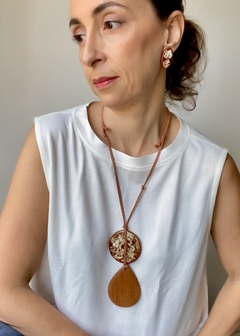 Conjunto brinco e colar Dália - comprar online