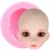 Molde de Silicone Cabeça de Boneca Rosto