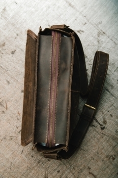 MORRAL DE CUERO MODELO RUSTIC - comprar online