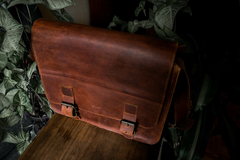Morral de cuero San Telmo - comprar online