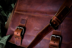 Morral de cuero San Telmo en internet