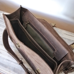MORRAL DE CUERO MODELO OLD SCHOOL en internet