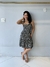 Vestido médio floral