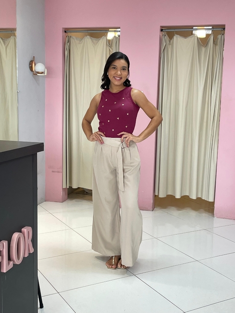 Blusa Canelada | Coração