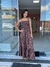 Vestido longo lastex floral na internet