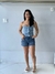 Short cortado com brilho