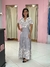 Vestido longo manga - Linda Flor