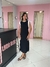 Vestido moletinho bicolor - comprar online