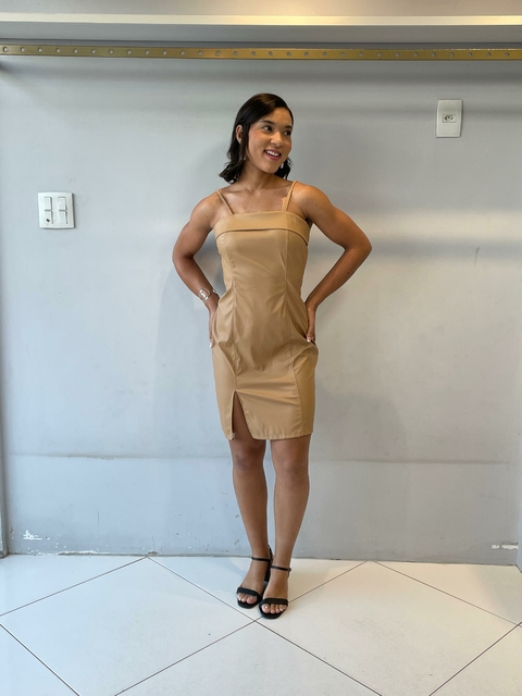 Vestido courino alcinha