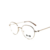 Óculos de grau ono on6034 o7d2 dourado fosco c/ ponteira tortoise