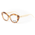 Óculos de grau ono on0013 d2m1 tortoise c/ haste creme