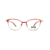 Óculos de grau ono on6035 v7s7 vermelho - comprar online