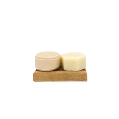 Kit Proteção + Saboneteira de Madeira - comprar online