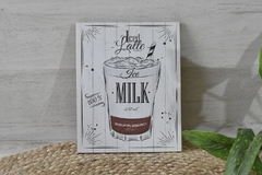 Cuadro para colgar cocina FALTA ICE MILK - comprar online