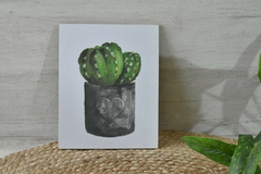 Cuadro para colgar Cactus- 20 por 16 cm - comprar online
