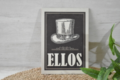 Cuadro para colgar “ellos/ellas” - 20 por 28 cm en internet