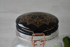 Frascos tapa mandala y cobre - tienda online