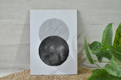 Cuadro para colgar fases lunas - 28 por 20 cm - comprar online