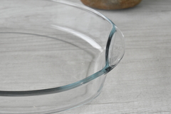 Fuente oval de vidrio tipo Pyrex - comprar online