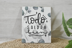 Cuadro para colgar frase - 16 por 20 cm
