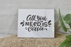 Cuadro para colgar coffee - 20m por 16 cm