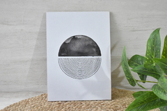 Cuadro para colgar fases lunas - 28 por 20 cm en internet