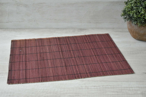 Individual de bamboo bordo