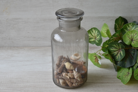 Frasco con caracoles