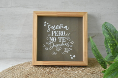 Cuadrito con frase