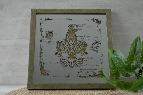 Cuadros espejados Flor de liz