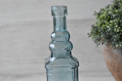 Botella de vidrio turquesa - comprar online