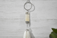 Borla/ puertero alpaca y hueso - comprar online