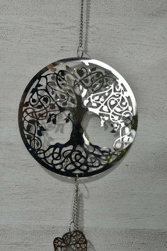 Colgante árbol de la vida metal doble - comprar online