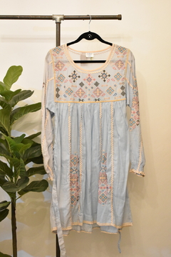 Vestido Nancy Celeste