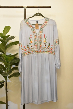 Vestido Mariam, celeste
