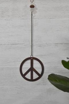 Colgante oxido “paz”