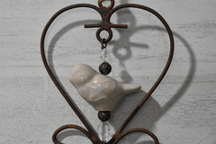 Colgante pajarito corazon simple - comprar online