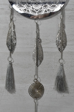 Colgante doble atrapasueños mandala metal - comprar online