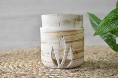 Hornito ceramica dos piezas