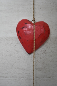 Colgante corazones tallado India - comprar online