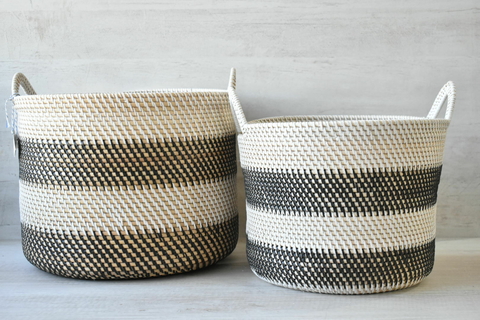 Canastos rattan B&W