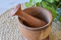 Mortero madera Algarrobo - comprar online
