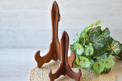 Pie de madera Teka