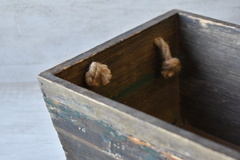 Cajon/macetero maderas recicladas India - comprar online