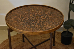 Mesa Dupla India Madera/ hierro - comprar online
