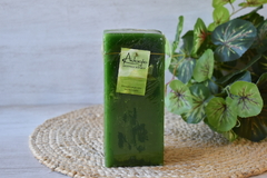 Vela verde rectangular 15X7CM - comprar online