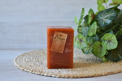Vela marron rectangular - comprar online