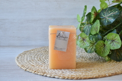 Vela naranja rectangular 12x7